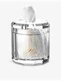 Decor Walther Kristall crystal glass tissue dispenser 15cm (British brand)