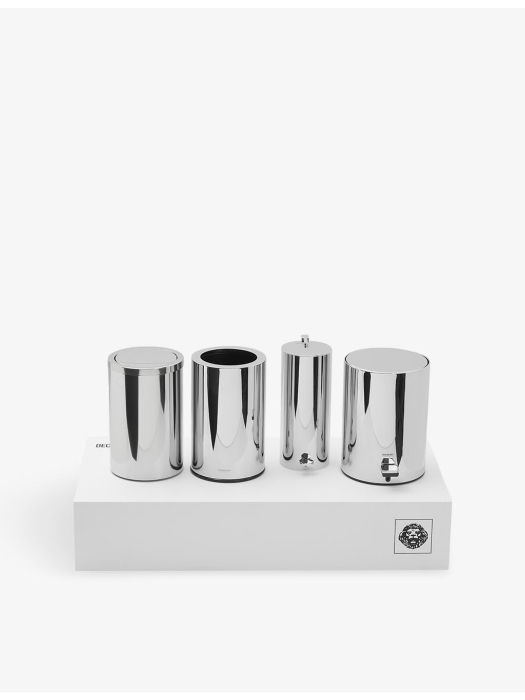 Decor Walther TE 50 stainless steel pedal bin 6 litre - British product