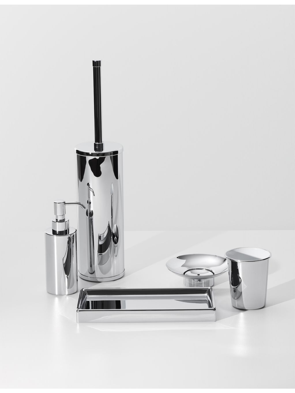 Decor Walther brass bathroom tray chrome finish 25cm - British product