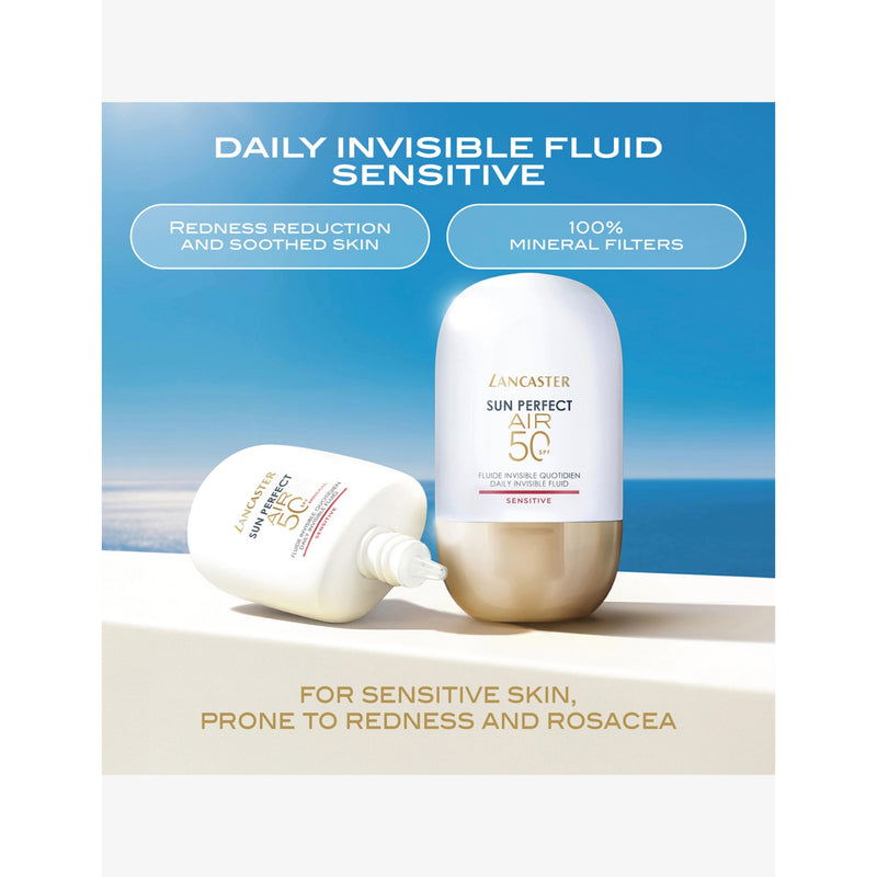 Lancaster SPF50 sensitive mineral face fluid 40ml - British product