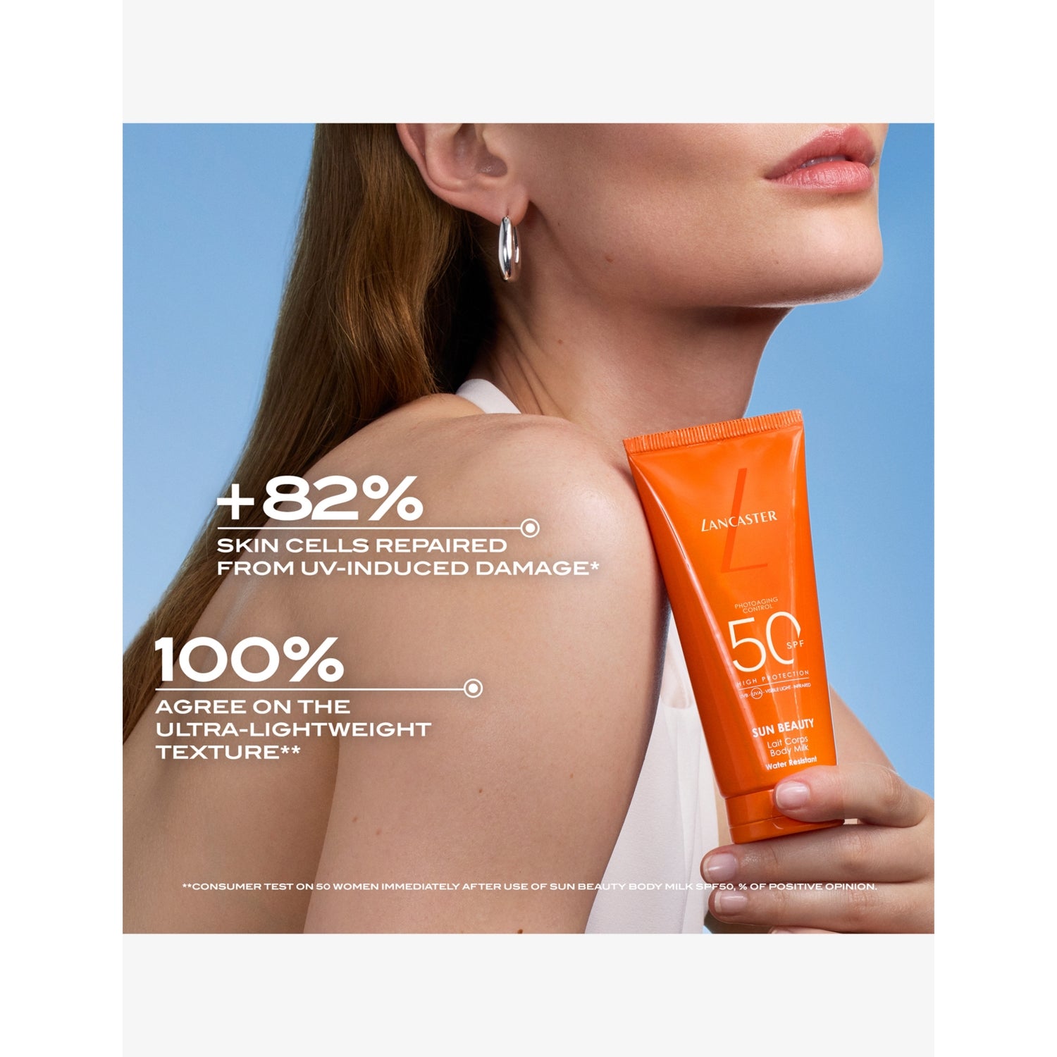 Lancaster body milk SPF30 100ml - British product