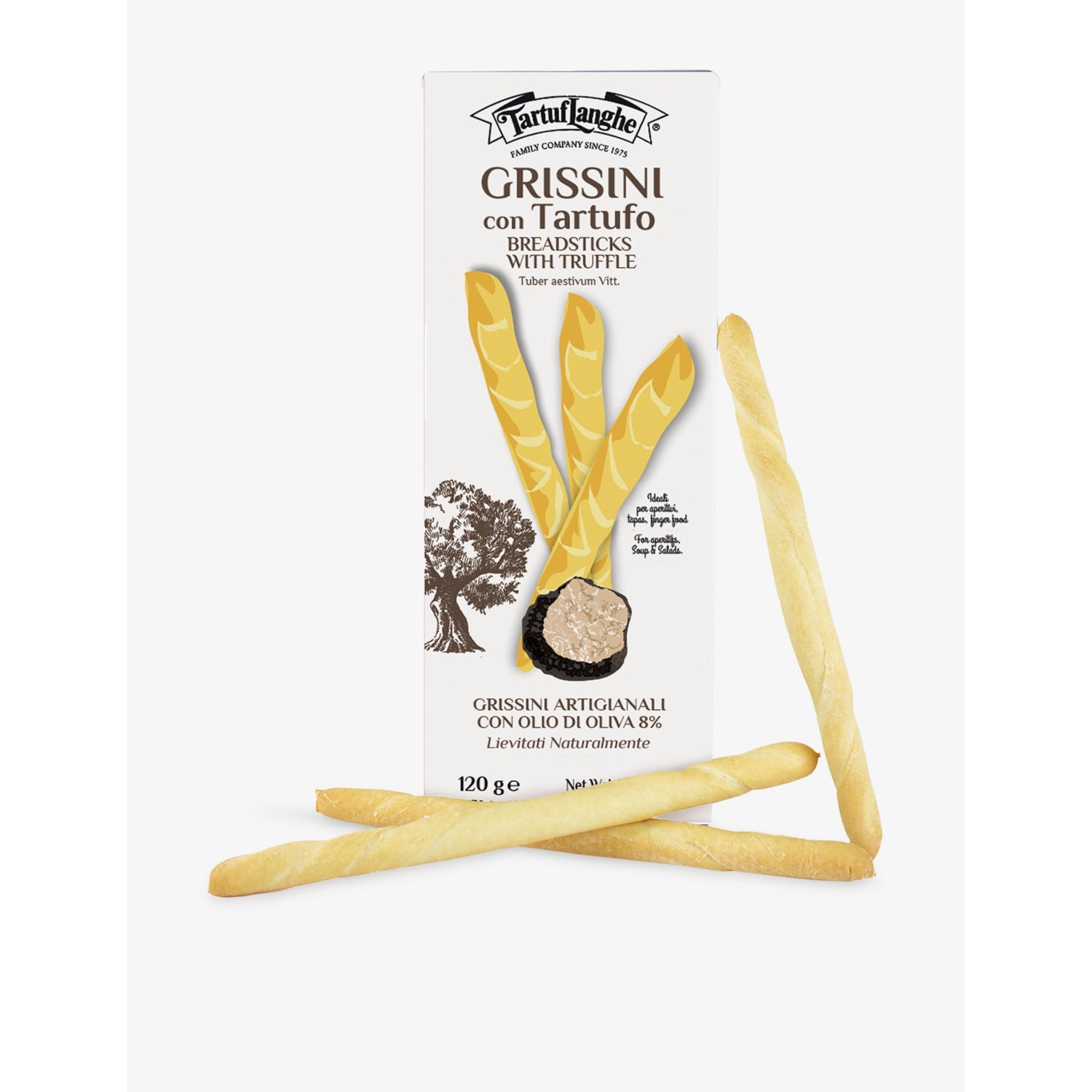 Tartuflanghe truffle breadsticks 120g, imported from the UK