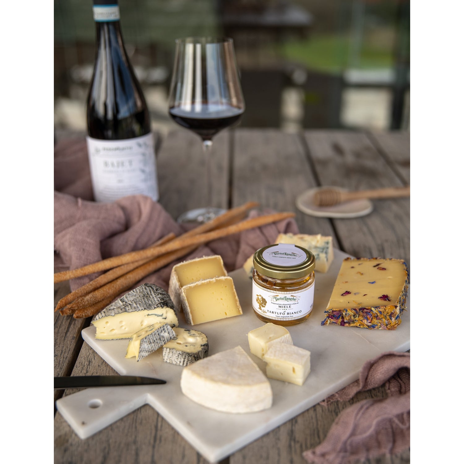Tartuflanghe acacia honey with white truffle 40g - British product