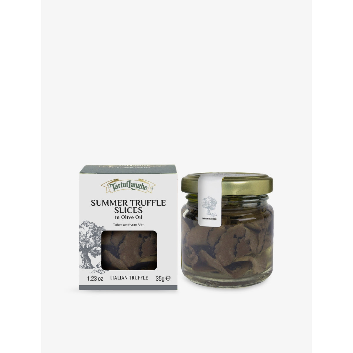 Tartuflanghe summer truffle slices in olive oil 35g - British product