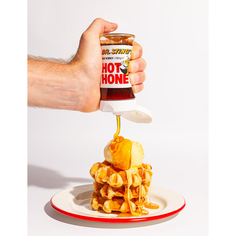 Dr Sting's hot honey with red chilli 280g, imported from the UK