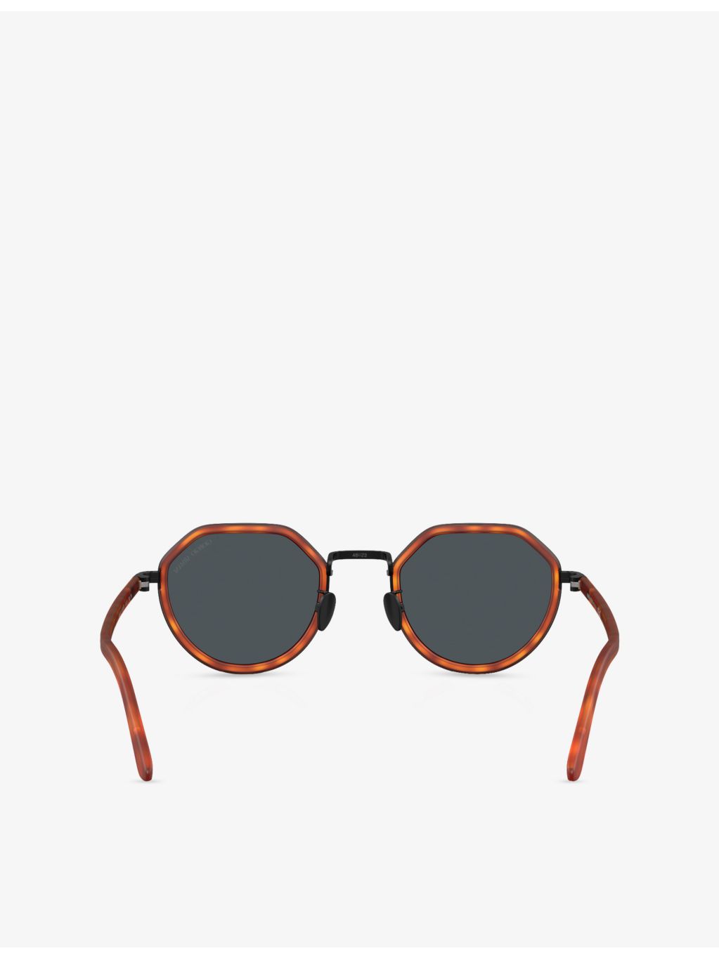 Giorgio Armani round-frame acetate and metal sunglasses, UK version
