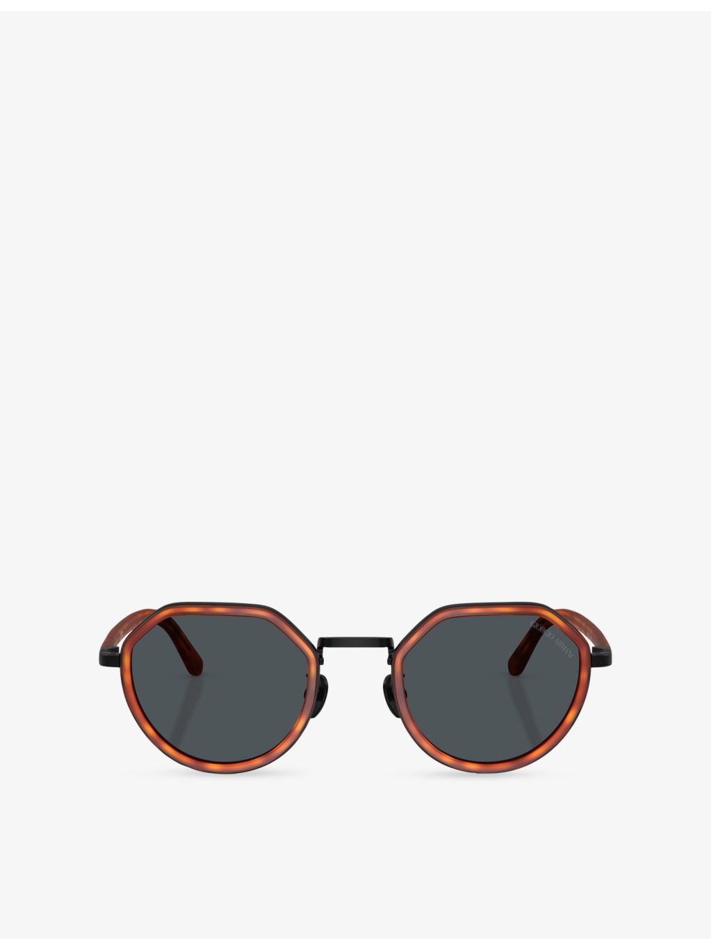 Giorgio Armani round-frame acetate and metal sunglasses, UK version