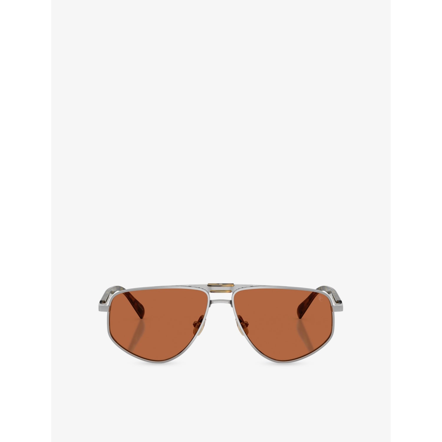Brunello Cucinelli irregular frame metal sunglasses (British brand)