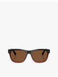 Brunello Cucinelli pillow-frame acetate sunglasses BC4003SM, imported from the UK