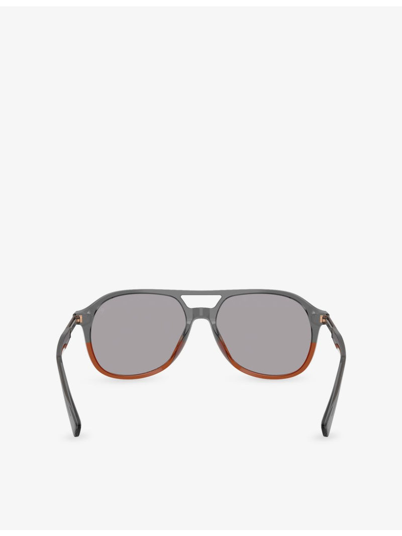 Brunello Cucinelli acetate pilot frame sunglasses, imported from the UK