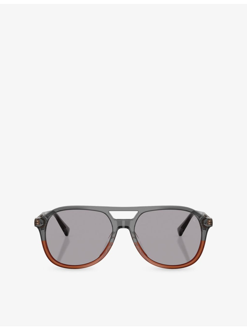 Brunello Cucinelli acetate pilot frame sunglasses, imported from the UK