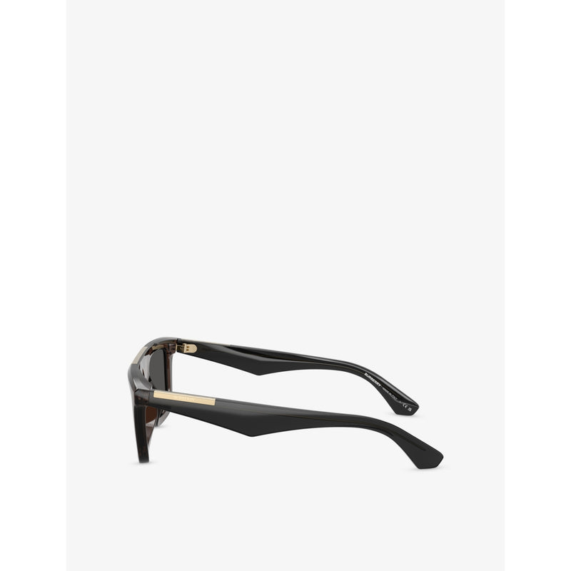 Burberry BE4451U rectangular-frame injected sunglasses, UK version