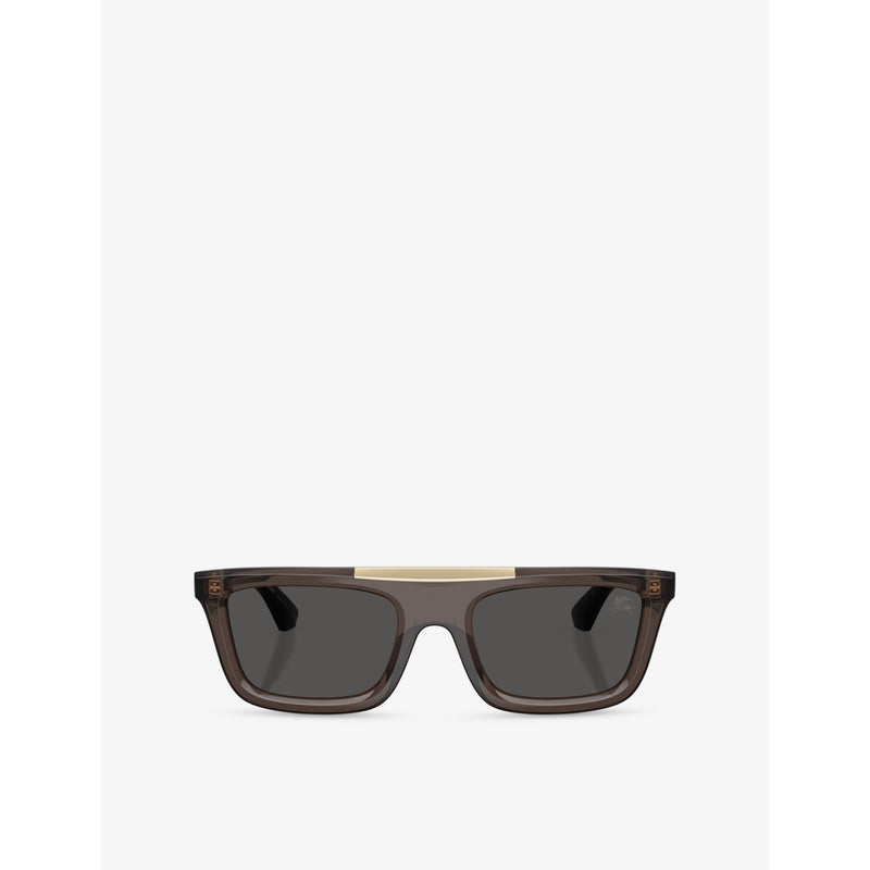 Burberry BE4451U rectangular-frame injected sunglasses, UK version