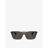 Burberry BE4451U rectangular-frame injected sunglasses, UK version