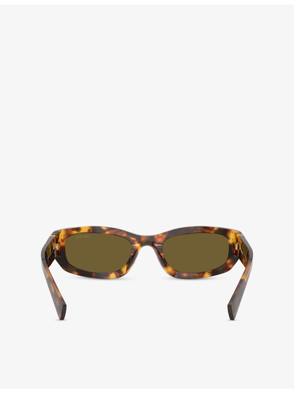 Miu Miu MU B04S acetate sunglasses rectangular frame, UK version