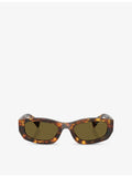 Miu Miu MU B04S acetate sunglasses rectangular frame, UK version