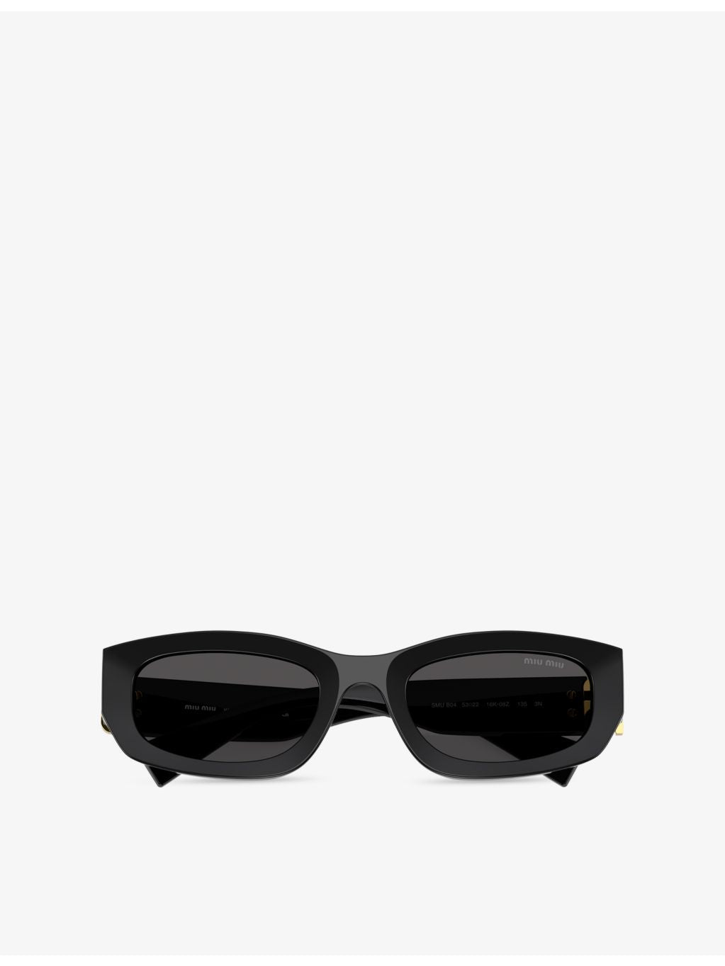 Miu Miu rectangular-frame acetate sunglasses, UK version