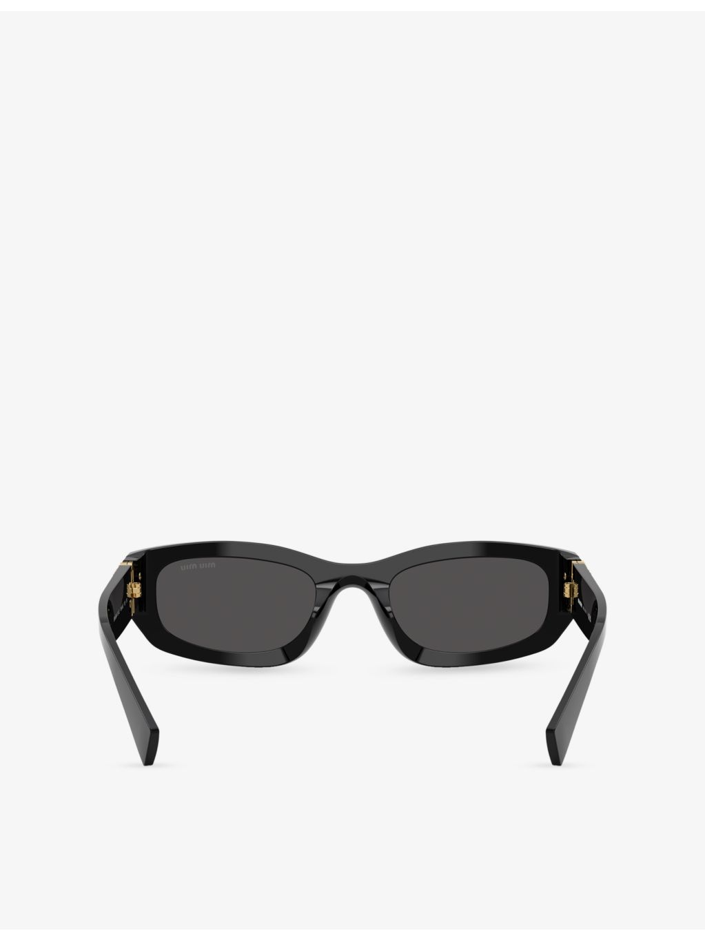 Miu Miu rectangular-frame acetate sunglasses, UK version