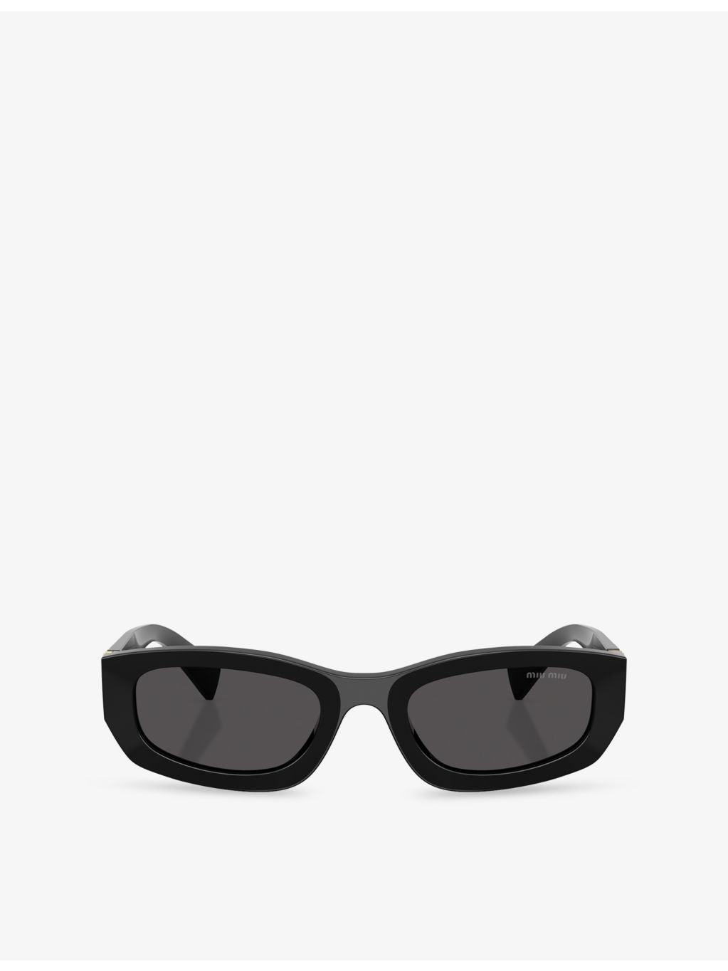 Miu Miu rectangular-frame acetate sunglasses, UK version