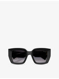 Miu Miu acetate square-frame sunglasses with tinted lenses, imported from the UK