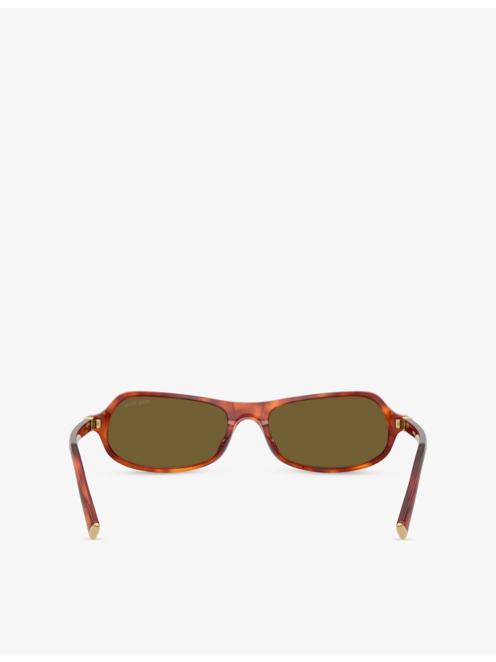 Miu Miu MU B10SU irregular acetate sunglasses tortoiseshell (British brand)