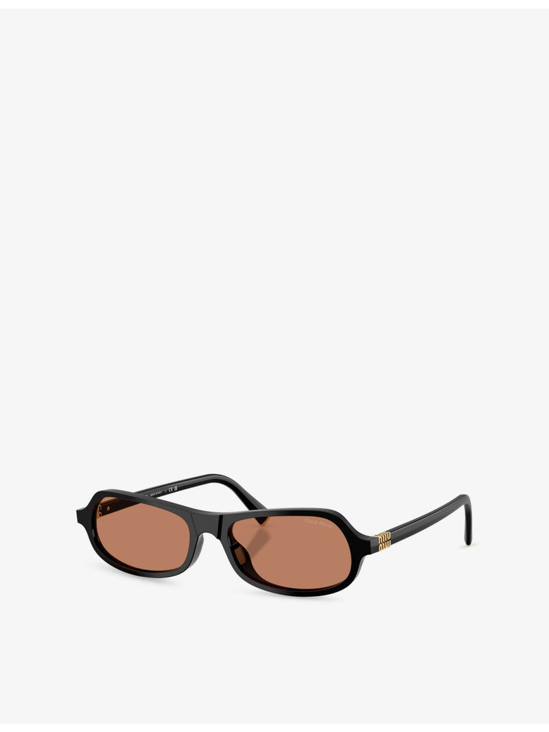 Miu Miu B10SU irregular-frame acetate sunglasses (British brand)