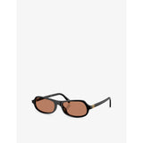 Miu Miu B10SU irregular-frame acetate sunglasses (British brand)