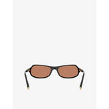 Miu Miu B10SU irregular-frame acetate sunglasses (British brand)