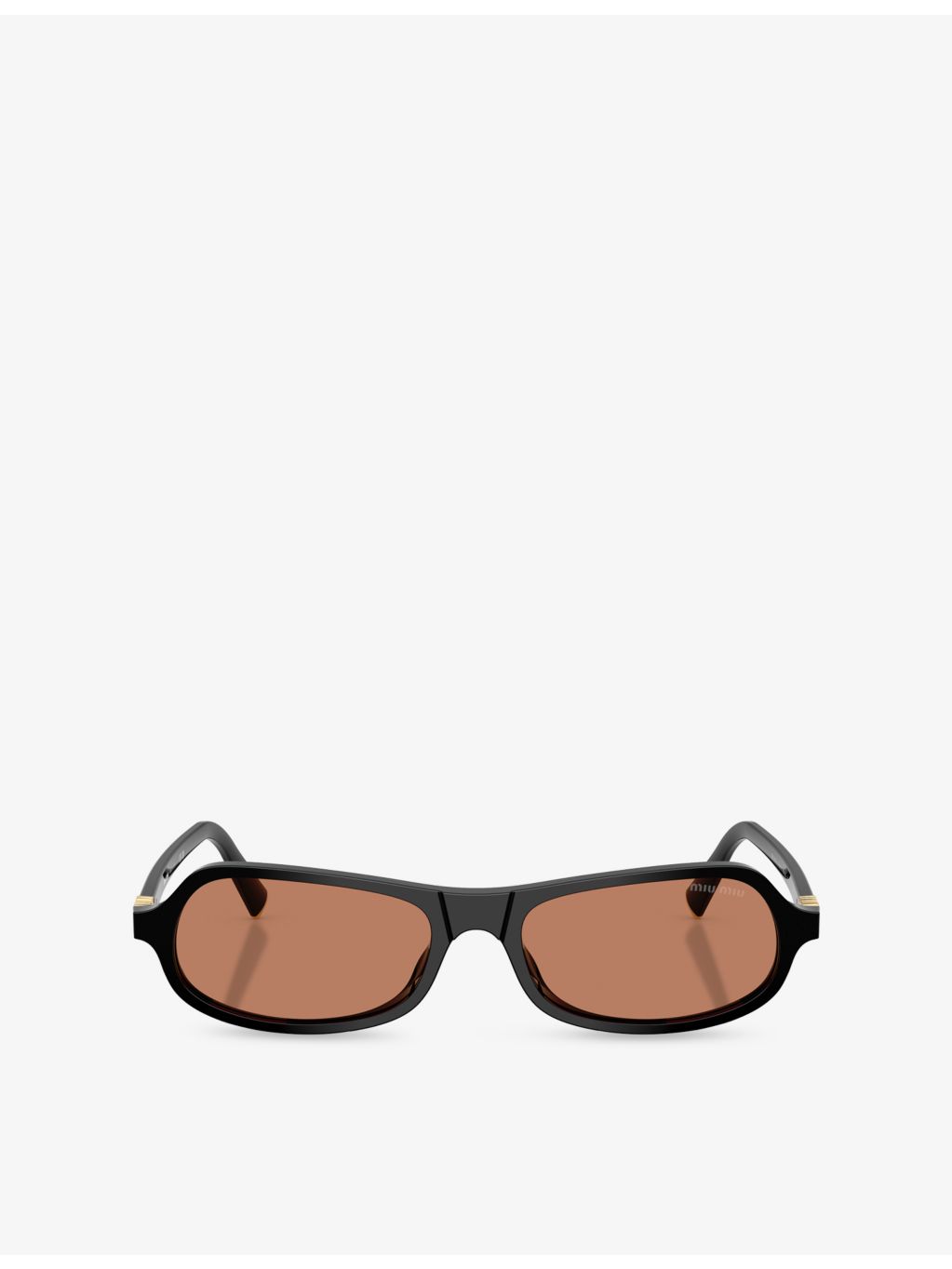 Miu Miu B10SU irregular-frame acetate sunglasses (British brand)