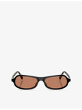 Miu Miu B10SU irregular-frame acetate sunglasses (British brand)