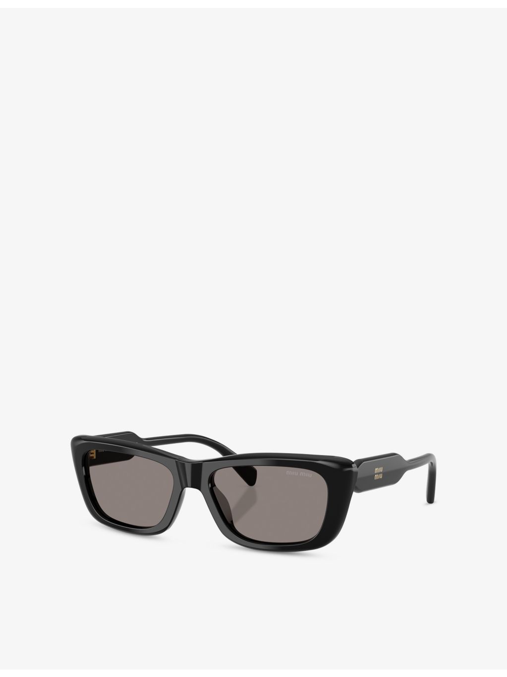 Miu Miu sunglasses MU B12S rectangular acetate, imported from the UK