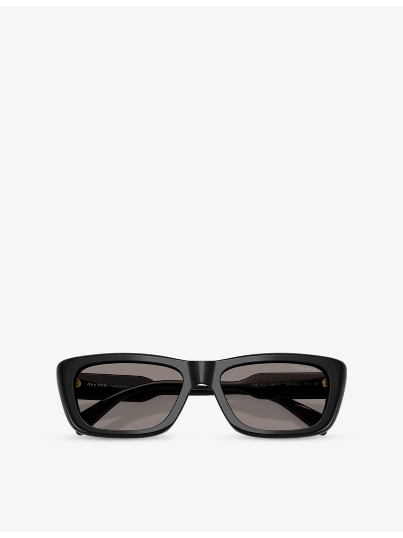 Miu Miu sunglasses MU B12S rectangular acetate, imported from the UK