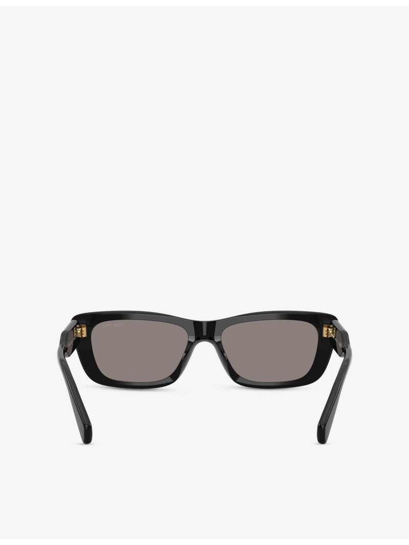 Miu Miu sunglasses MU B12S rectangular acetate, imported from the UK