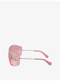 Miu Miu sunglasses MU B53S rectangular-frame metal, UK version