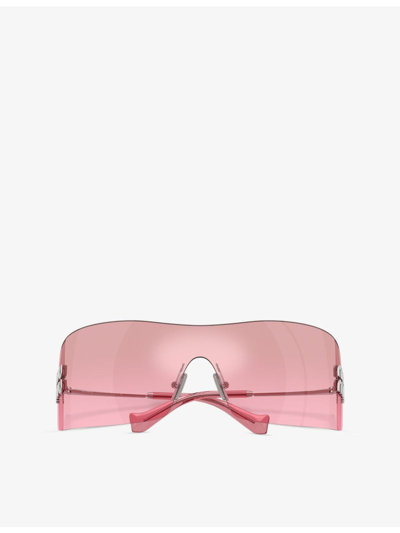 Miu Miu sunglasses MU B53S rectangular-frame metal, UK version