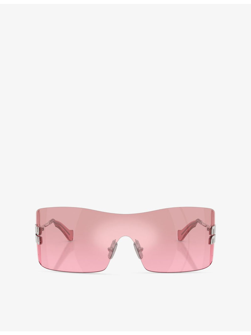 Miu Miu sunglasses MU B53S rectangular-frame metal, UK version