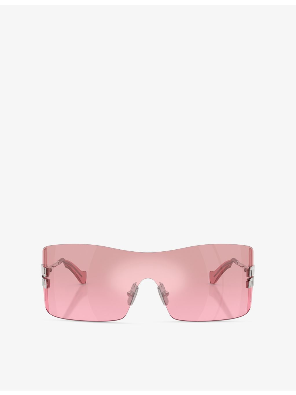 Miu Miu sunglasses MU B53S rectangular-frame metal, UK version