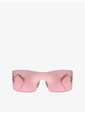 Miu Miu sunglasses MU B53S rectangular-frame metal, UK version