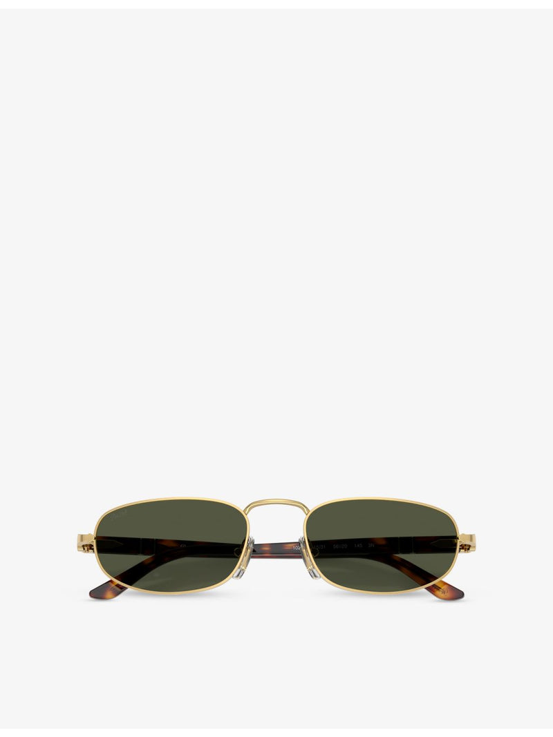 Persol PO1028S pillow-frame metal sunglasses (British brand)