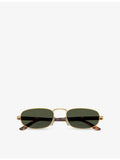 Persol PO1028S pillow-frame metal sunglasses (British brand)