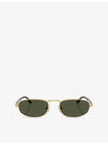 Persol PO1028S pillow-frame metal sunglasses (British brand)