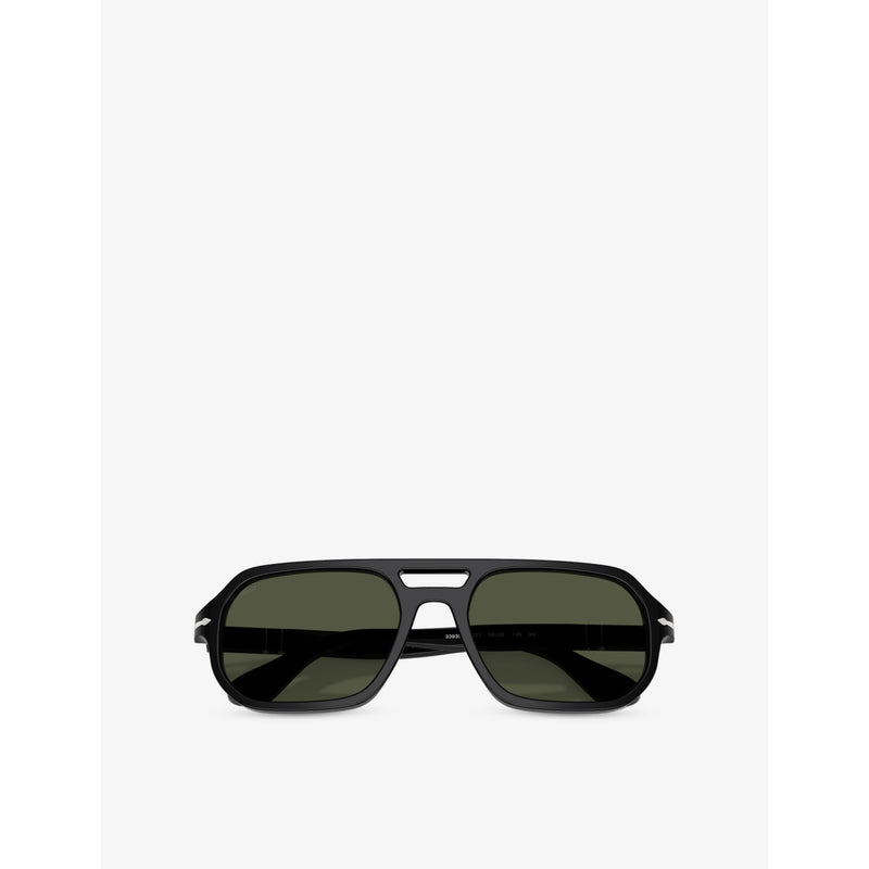 Persol PO3393S square-frame sunglasses, imported from the UK