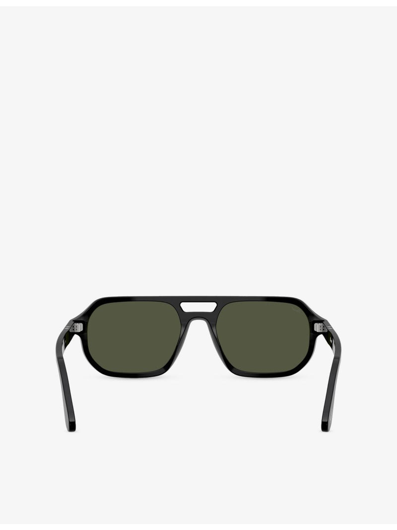 Persol PO3393S square-frame sunglasses, imported from the UK
