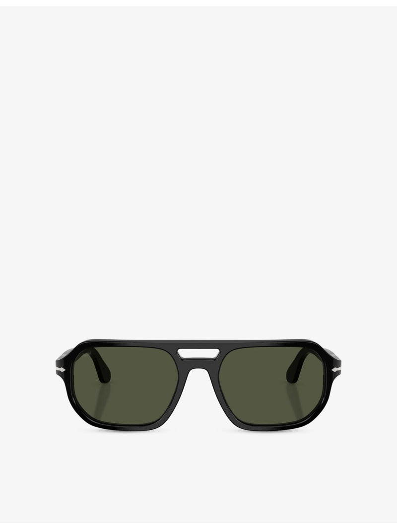 Persol PO3393S square-frame sunglasses, imported from the UK