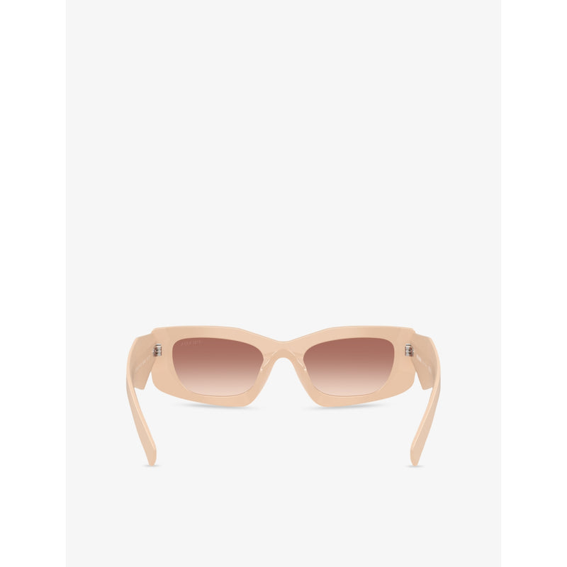 Prada rectangle acetate sunglasses with UV lens, UK version