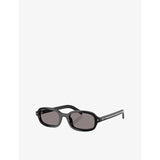Prada oval-frame acetate sunglasses 5cm lens width (British brand)