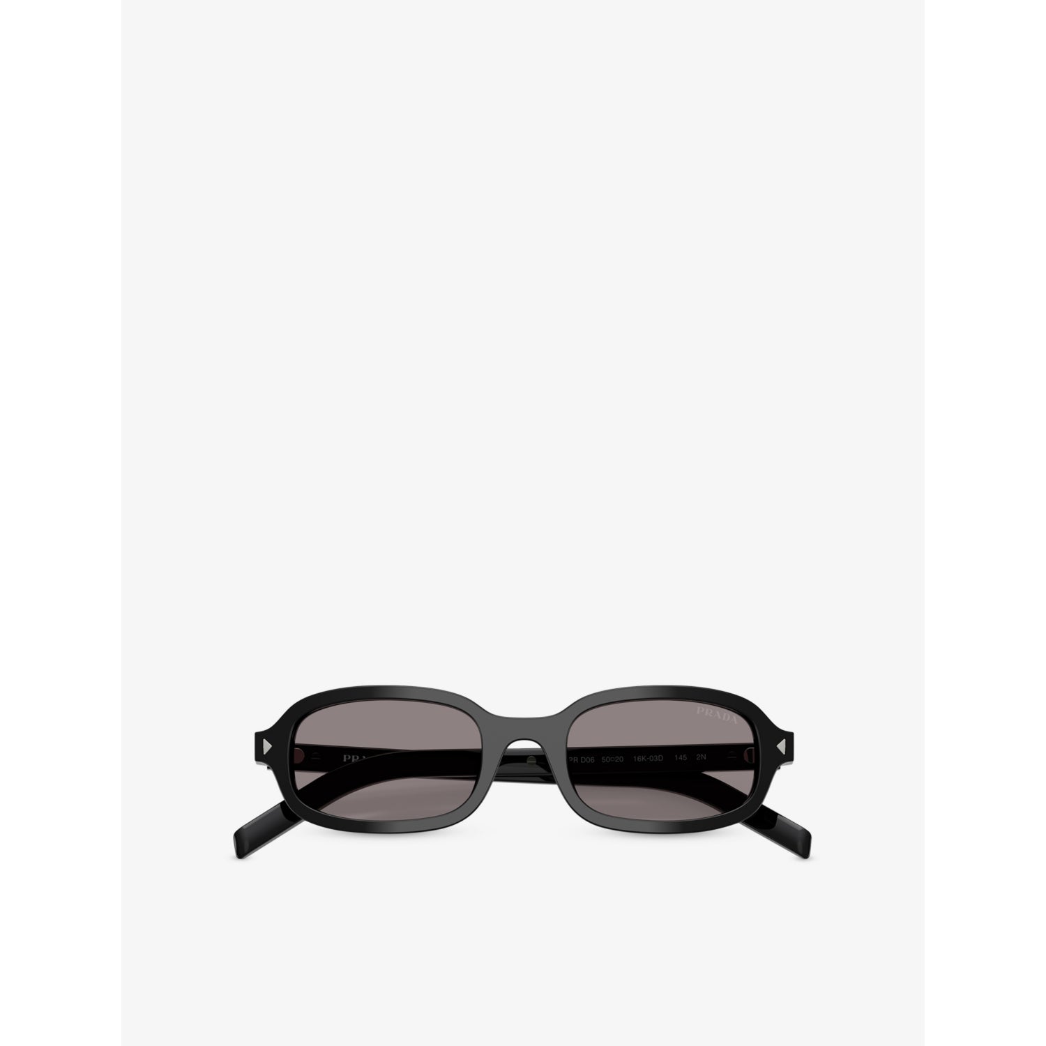 Prada oval-frame acetate sunglasses 5cm lens width (British brand)