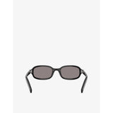 Prada oval-frame acetate sunglasses 5cm lens width (British brand)