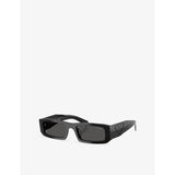 Prada rectangle-frame acetate sunglasses, UK version