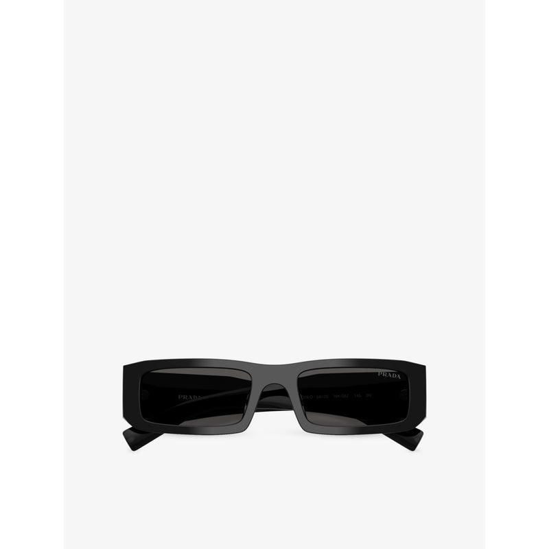 Prada rectangle-frame acetate sunglasses, UK version
